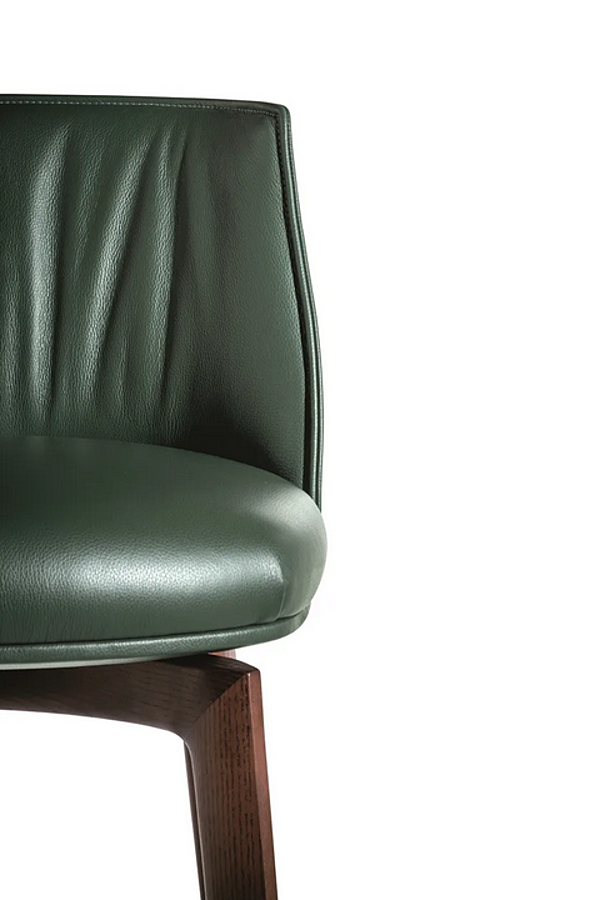 Sgabello in pelle alta con poggiapiedi Archibald POLTRONA FRAU fabbrica POLTRONA FRAU dall'Italia. Foto №6