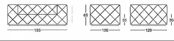 Divano LONGHI (F. lli LONGHI) W500_2   fabbrica LONGHI (F.LLI LONGHI) dall'Italia. Foto №9