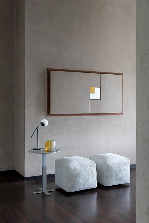 Pouf quadrato in tessuto con fodera removibile Pixel Saba fabbrica SABA dall'Italia. Foto №2