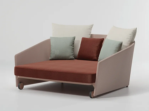 Letto da giardino con ruote KETTAL Bitta Lounge fabbrica KETTAL dall'Italia. Foto №2