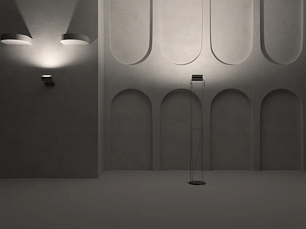 Лампа напольная из металла с диммером Lumina Opus 700 fabbrica Lumina dall'Italia. Foto №2