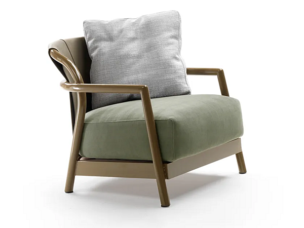 Poltrona da giardino in tessuto con copertura removibile e braccioli FLEXFORM ALISON OUTDOOR fabbrica FLEXFORM dall'Italia. Foto №1
