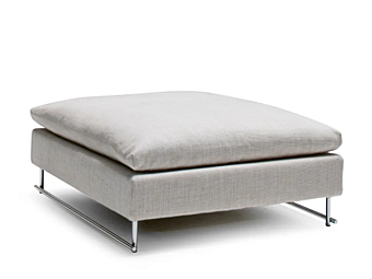 Pouf in tessuto Shanghai Tip Moroso fabbrica Moroso dall'Italia