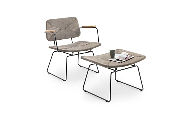 Poltrona con braccioli in tessuto Echoes FLEXFORM 555082 fabbrica FLEXFORM dall'Italia. Foto №2