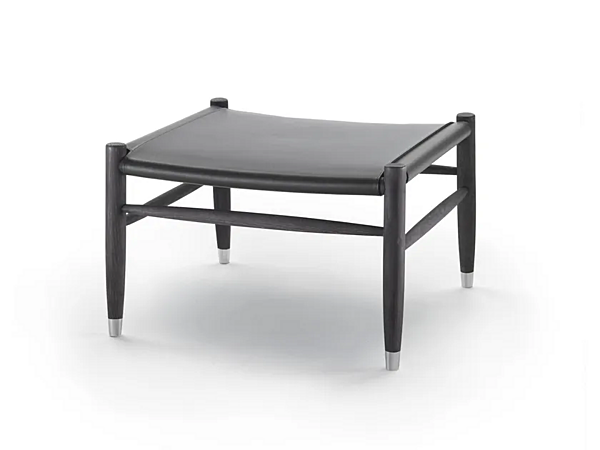Pouf in pelle conciata Tessa S H FLEXFORM fabbrica FLEXFORM dall'Italia. Foto №1