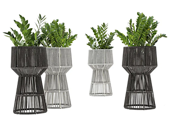 Vaso da giardino in alluminio verniciato a polvere VARASCHIN Loop 4708