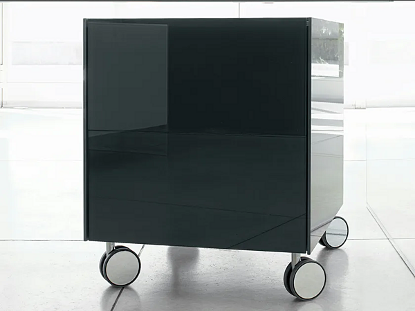 Unità di cassetti per ufficio con ruote in vetro Gallotti&Radice Air Drawer fabbrica Gallotti & Radice dall'Italia. Foto №2