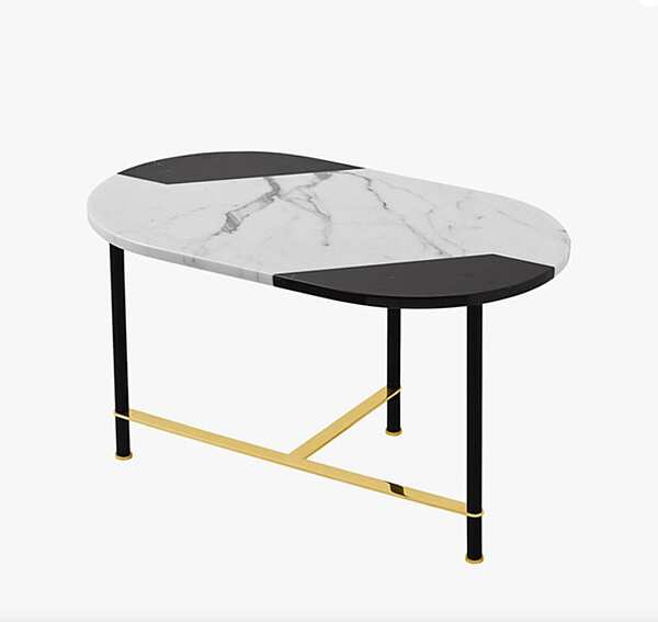 Tavolino da caffè ovale in legno Cookies Gallotti&Radice fabbrica Gallotti & Radice dall'Italia. Foto №2