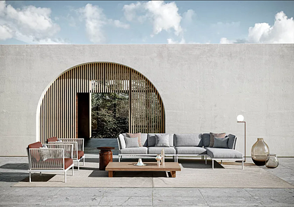 Divano a due posti in tessuto per giardino Flash Atmosphera FSH.DV5 fabbrica ATMOSPHERA dall'Italia. Foto №7