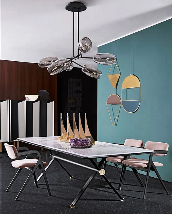 Lampada a sospensione in cristallo LED Diantha Gallotti&Radice fabbrica Gallotti & Radice dall'Italia. Foto №3