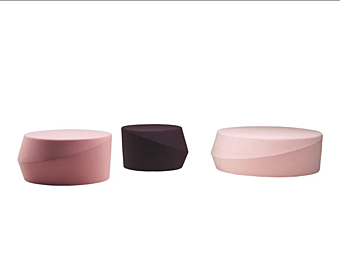 Pouf rotondo imbottito Giro Casamania & Horm fabbrica Casamania & HORM dall'Italia