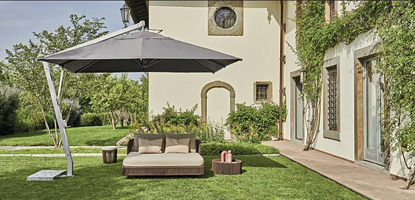 Daybed da giardino in alluminio verniciato VARASCHIN Tibidabo 1430/1430A, 1431/1431A fabbrica VARASCHIN dall'Italia. Foto №7