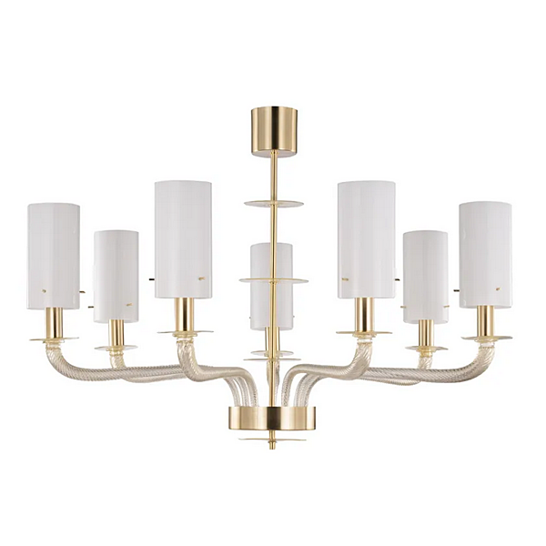 Lampadario in vetro di Murano Tribeca MULTIFORME BLP0385-9-G fabbrica MULTIFORME dall'Italia. Foto №2