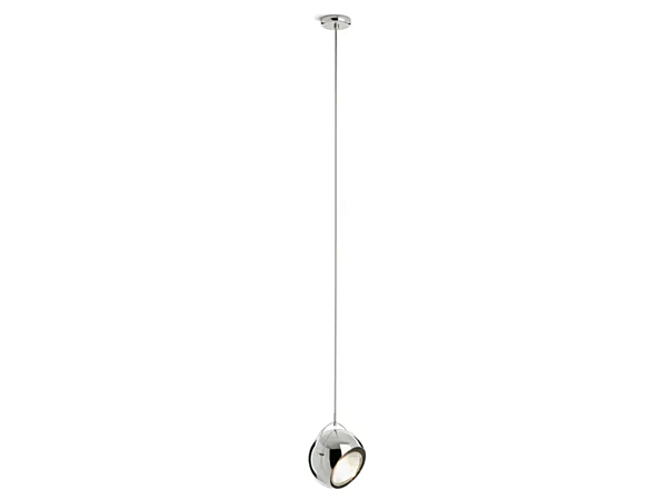 Lampada a sospensione in metallo Beluga in acciaio Fabbian fabbrica Fabbian dall'Italia. Foto №2