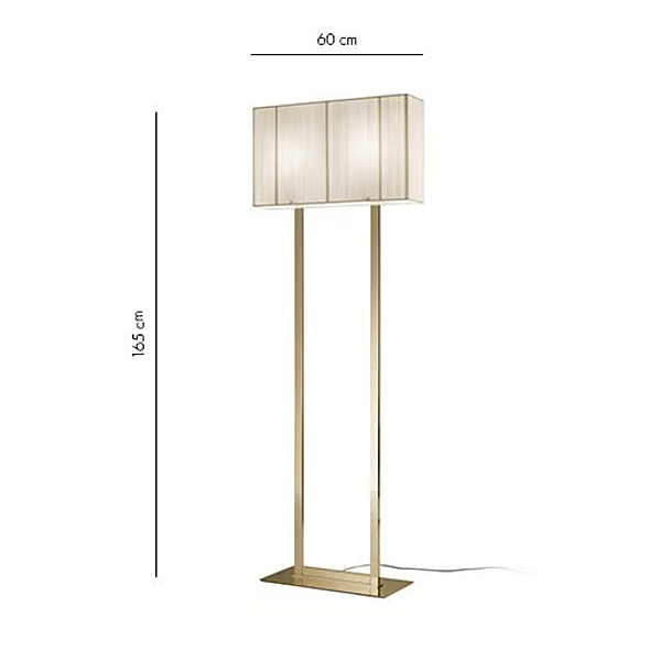 Lampada da terra in seta artigianale Clavius AXOLIGHT PT CLAVIU E27 fabbrica Axolight dall'Italia. Foto №4