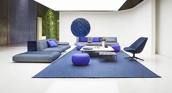 Pouf in tessuto imbottito PAOLA LENTI Move B93 fabbrica PAOLA LENTI dall'Italia. Foto №3