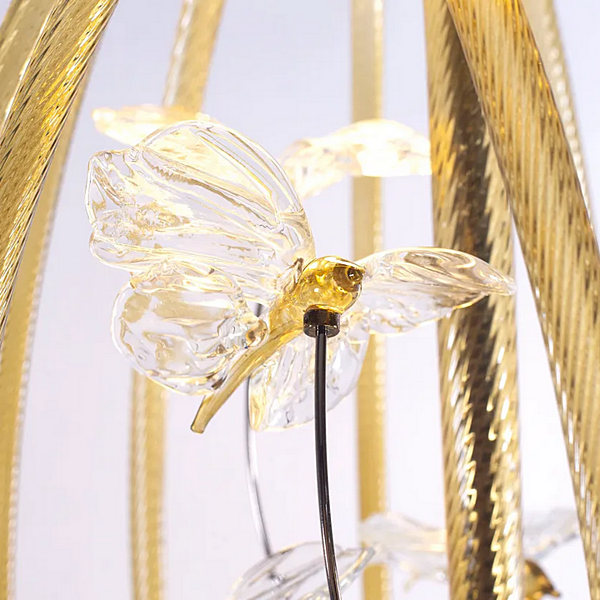Lampada da terra in vetro LED con treppiede MULTIFORME P2023 fabbrica MULTIFORME dall'Italia. Foto №3