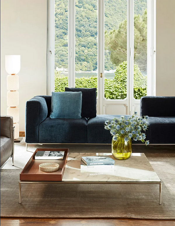 Tavolino da caffè rettangolare in vetro CASSINA Esosoft fabbrica CASSINA dall'Italia. Foto №14