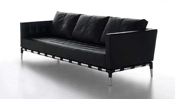 Divano in pelle trapuntata CASSINA PRIVE 241 fabbrica CASSINA dall'Italia. Foto №6