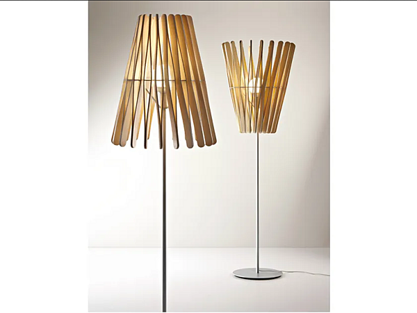 Lampada da terra in legno Fabbian Stick F23 C02 69 fabbrica Fabbian dall'Italia. Foto №3