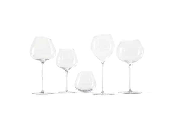 Calice da vino in vetro soffiato CASSINA H2D O V fabbrica CASSINA dall'Italia. Foto №6