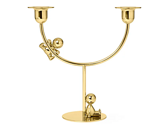 Candelabro in ottone Omini The Lazy Climber GHIDINI1961 SG606PB111 Candelabro in ottone Omini The Lazy Climber GHIDINI1961 SG606PB111 fabbrica GHIDINI1961 dall'Italia