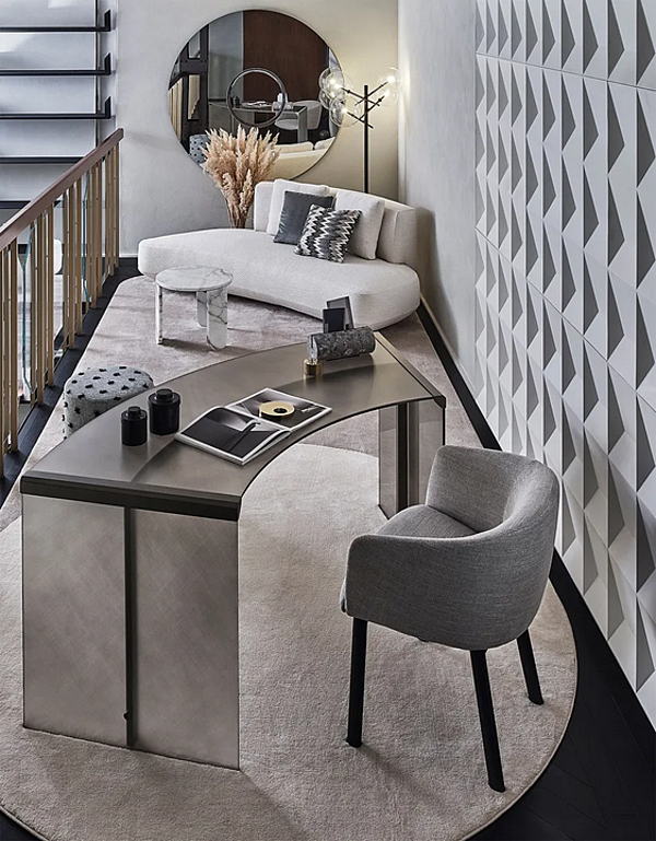 Scrivania in cristallo President edizione oro Gallotti&Radice fabbrica Gallotti & Radice dall'Italia. Foto №5