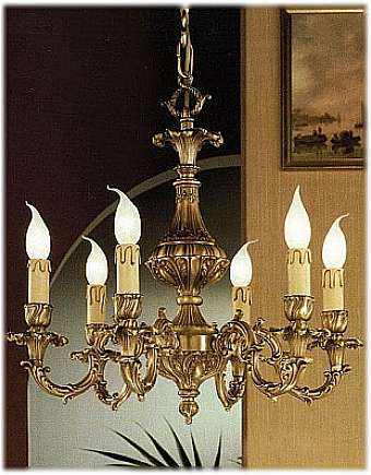 Lampadario FBAI 3069/6 fabbrica FBAI dall'Italia