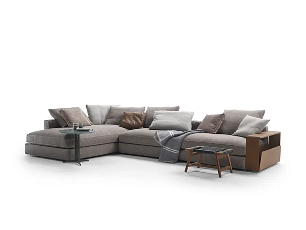 Divano angolare in tessuto con chaise longue Harper FLEXFORM fabbrica FLEXFORM dall'Italia. Foto №2