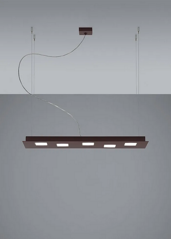 Lampada a sospensione in alluminio LED Fabbian Quarter F38A01 fabbrica Fabbian dall'Italia. Foto №3