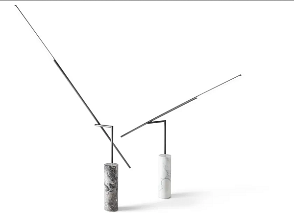 Lampada da terra in metallo verniciato e marmo LED Libra GIORGETTI fabbrica GIORGETTI dall'Italia. Foto №1