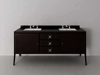 Mobile bagno in legno e vetro con lavabo integrato Park Avenue Sophia 3S PKRSOPHIA3S fabbrica Park Avenue dall'Italia