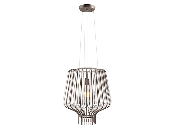 Lampada a sospensione in vetro Fabbian collezione Saya F47 A09 11 21 F47 A09/11/21 fabbrica Fabbian dall'Italia. Foto №1