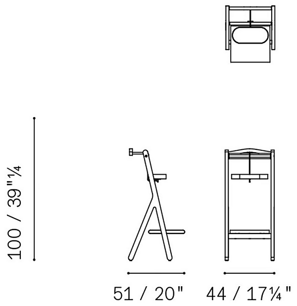 Stand appendiabiti in legno Ren Poltrona Frau fabbrica POLTRONA FRAU dall'Italia. Foto №3