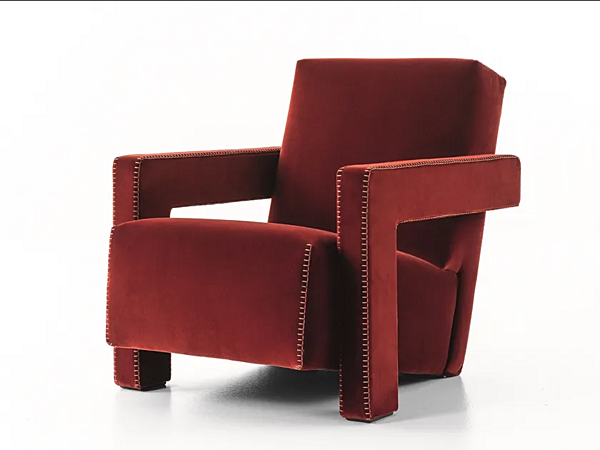 Poltrona in tessuto CASSINA 637 Utrecht fabbrica CASSINA dall'Italia. Foto №3