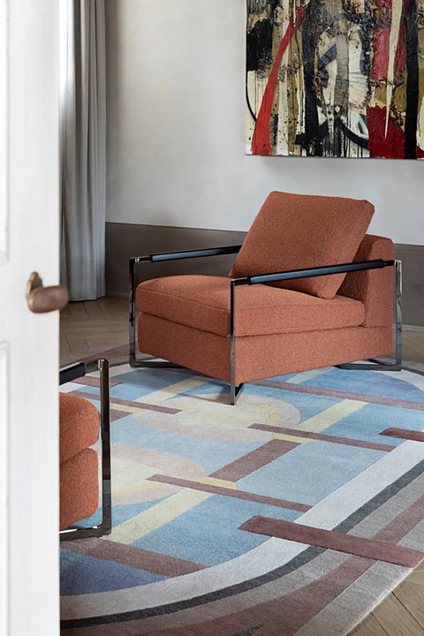 Poltrona con braccioli in tessuto SABA collezione No Logo Light fabbrica SABA dall'Italia. Foto №4