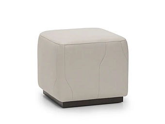Pouf quadrato in pelle FORMITALIA Pier