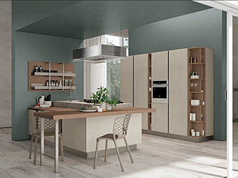 Cucina componibile in legno Clover Lux 2 LUBE CUCINE