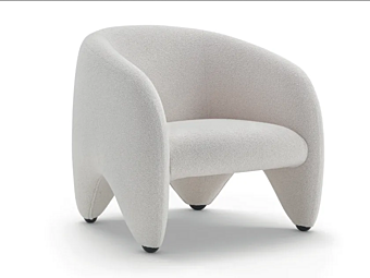 Poltrona con braccioli in tessuto imbottito Yuzu Arflex Poltrona con braccioli in tessuto imbottito Yuzu Arflex fabbrica ARFLEX dall'Italia
