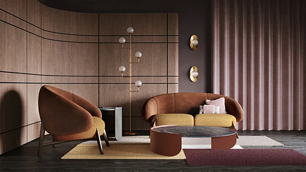 Divano a due posti in tessuto CASA +39 MICHELIA EMI003 fabbrica ENCORE (by CASA +39) dall'Italia. Foto №3