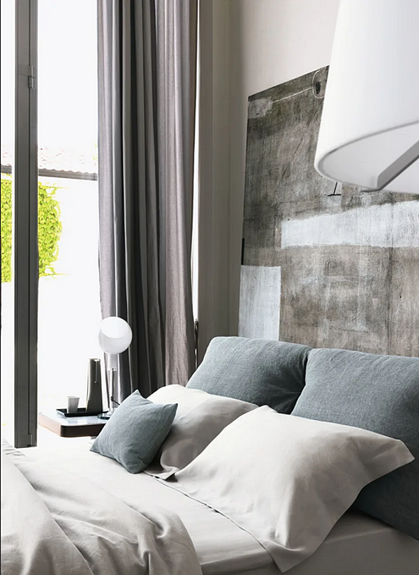 Letto matrimoniale con copertura removibile Nathalie Flou fabbrica Flou dall'Italia. Foto №16