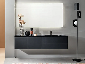 Unità lavabo a muro singola in monolite ARTELINEA AL623 fabbrica ARTELINEA dall'Italia