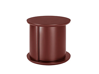 Tavolino da caffè rotondo in legno con spazio di stoccaggio Hide Seek Mini Gallotti&Radice fabbrica Gallotti & Radice dall'Italia