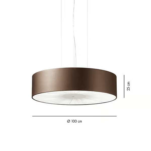 Lampada a sospensione in eco pelle AXOLIGHT Skin fabbrica Axolight dall'Italia. Foto №7