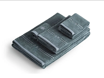 Set di asciugamani in spugna con monogramma GIORGETTI