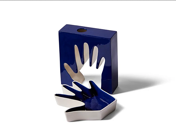 Vassoio in ceramica Impronta Mano CASSINA fabbrica CASSINA dall'Italia. Foto №2