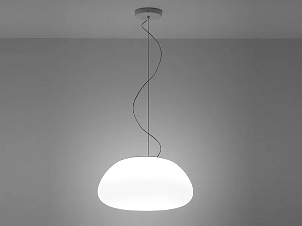 Lampada a sospensione in vetro Lumi Poga Fabbian fabbrica Fabbian dall'Italia. Foto №3