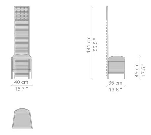 Poltrona in legno con schienale imbottito CASSINA Ash Chair 292 Hill House 1 fabbrica CASSINA dall'Italia. Foto №6