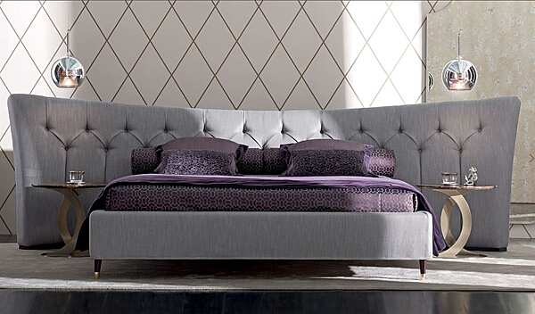 Letto matrimoniale con testata trapuntata in tessuto OPERA CONTEMPORARY ANGELO CAPPELLINI Butterfly fabbrica OPERA CONTEMPORARY dall'Italia. Foto №2