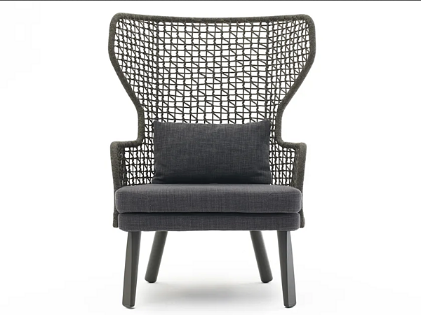 Poltrona da giardino con braccioli in corda VARASCHIN collezione Emma 23655, 23656, 23657, 23658 fabbrica VARASCHIN dall'Italia. Foto №10